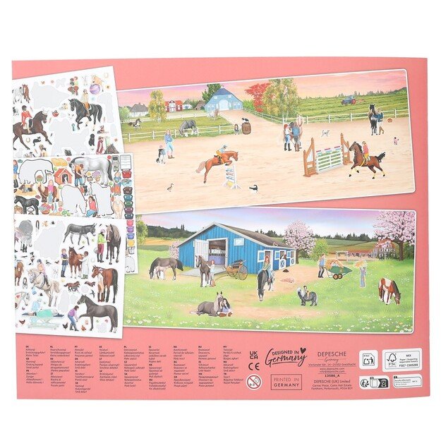 Trend - Create Your Happy Horses Colouring Book (413586) 2