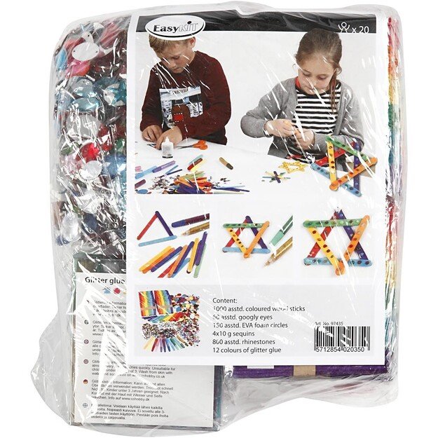 DIY Kit - Glitter & Wood Sticks Mega Set (97435) 5
