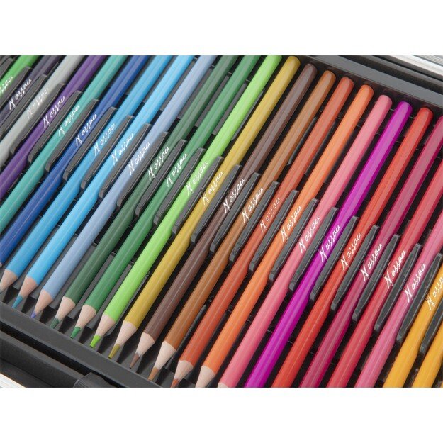 Nassau - Art set 145 pcs in metal box, black - 34x23cm - (K-AR0945/GE) 5