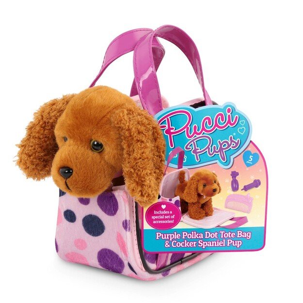 Pucci Pups - Pucci Dog in dotted bag  (708408) 2