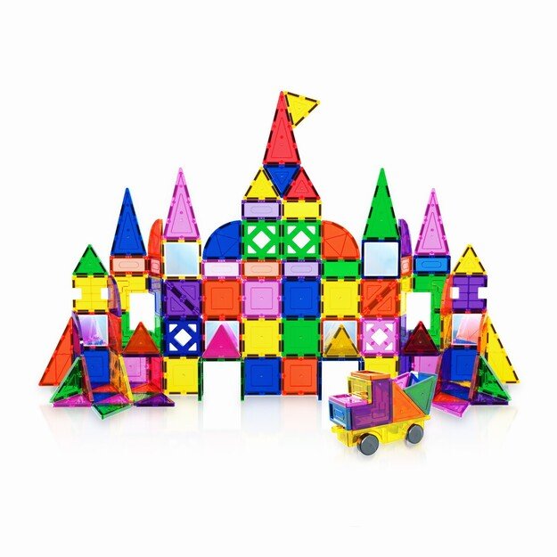Picasso Tiles - 3-D Magnetic Building Set (152 pcs) (PT152) 1