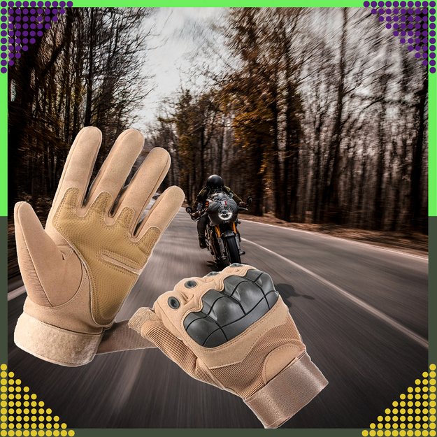 Rękawice Taktyczne Bojowe Survival na Motor Robocze Dotykowe L 13