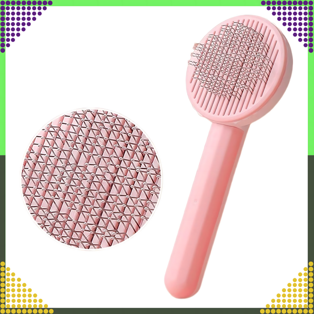 Ergonomiškos savaime išsivalančios šukos šunų ir kačių plaukams