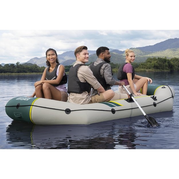 Bestway 65157 Ponton Ranger Elite X4 3.20x1.48 m + Akcesoria Wiosła Pompka  1
