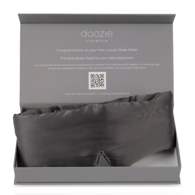 doozie - Luxury Sleep Mask Anthracite 1