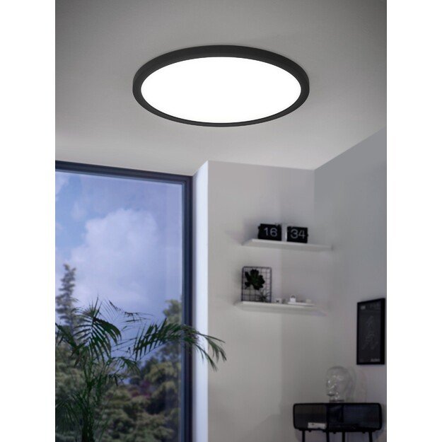 EGLO - Rovito-Z pendant lamp black Ø29.5 - RGB + TW - Zigbee, Bluetooth 1