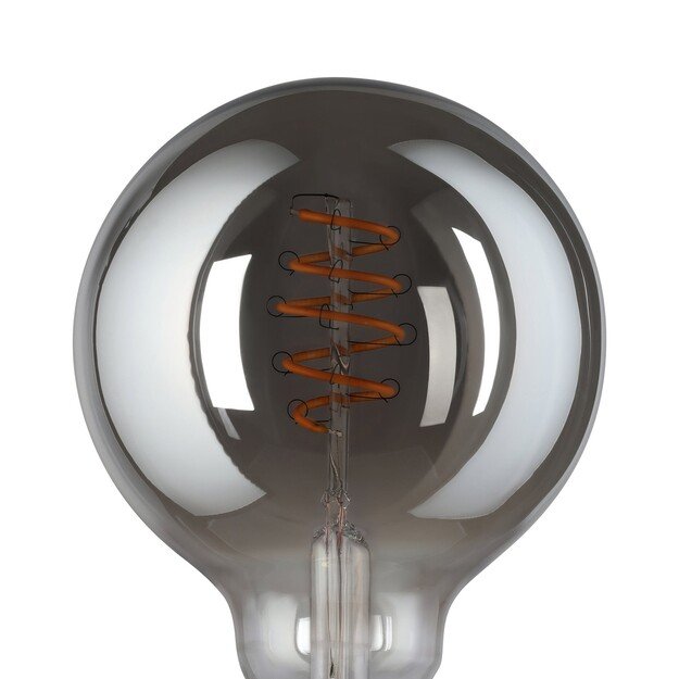EGLO - E27 G95 spiral, smoke - Warm white - Zigbee, Bluetooth 2
