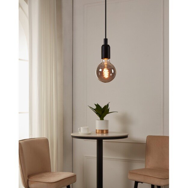 EGLO - E27 G95 spiral, smoke - Warm white - Zigbee, Bluetooth 3