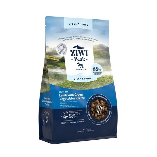Ziwipeak - Steam & dried lamb, dog 1,5 kg. - (zp085) 1