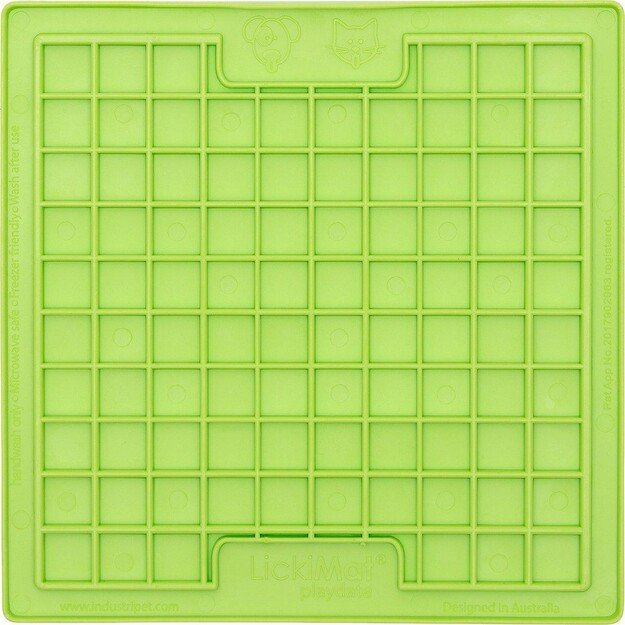 LICKI MAT - Dog Bowl Playdate Green 20X20Cm - (645.5332) 1