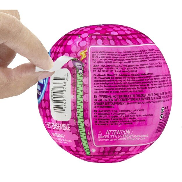 L.O.L. Surprise! - Neon Pop Stars Tots Asst (120674) 6