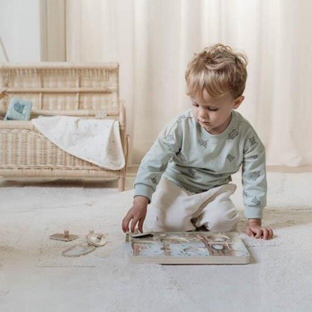 Little Dutch - Wooden Sound puzzle Forest Friends (LD7240) 2