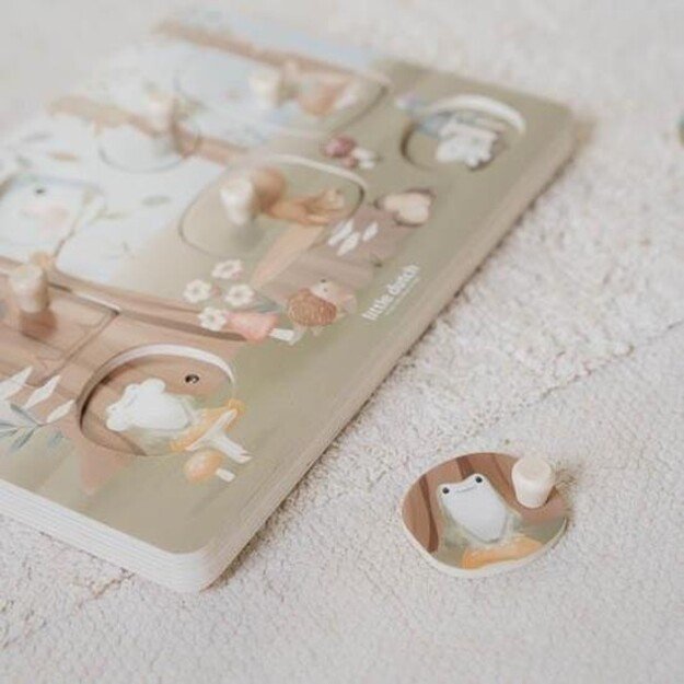 Little Dutch - Wooden Sound puzzle Forest Friends (LD7240) 3