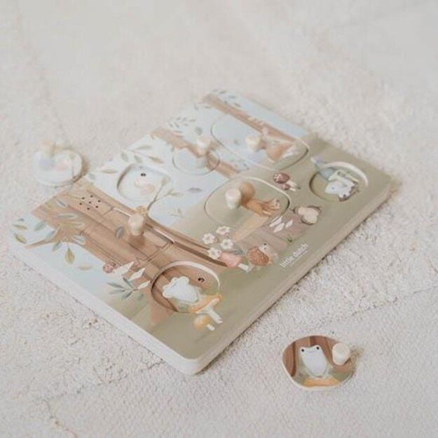 Little Dutch - Wooden Sound puzzle Forest Friends (LD7240) 6