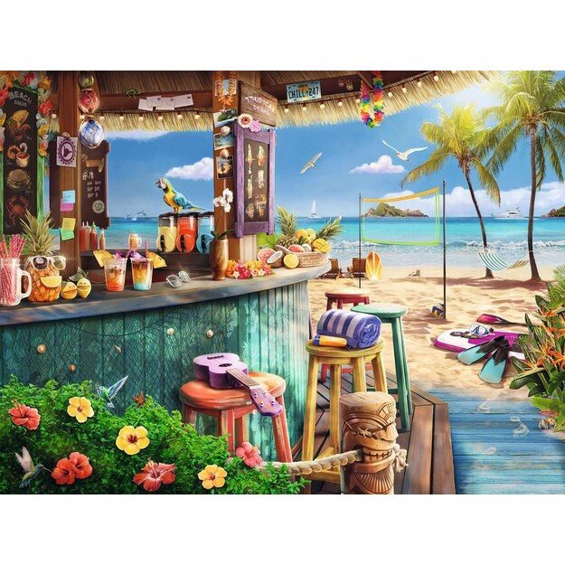 Ravensburger - Puzzle - Beach Bar Breezes 1500p (12000743) 3
