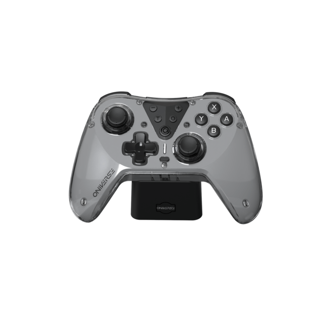 Nintendo Switch Oniverse Astralite Controller Wireless Smoked Black inkl. Charging Station 9