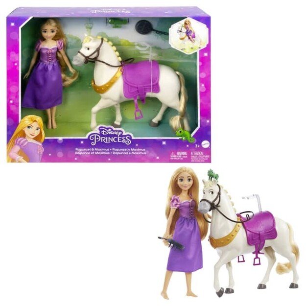 Disney Princess - Rapunzel Doll And Horse (HLW23) 3
