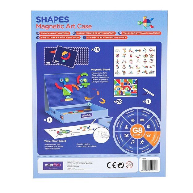 mierEdu - Magnetic Art Case - Shapes - (ME152) 2