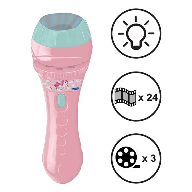 Lexibook - Unicorn Stories Projector and Torch Light - (LTC050UNI) 3