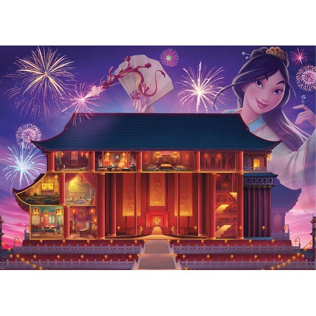 Ravensburger - Puzzle Disney Castles Mulan 1000p (12000260) 2