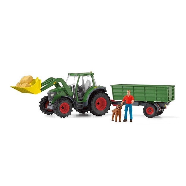 Schleich - Farm World - Tractor with Trailer (42608) 1