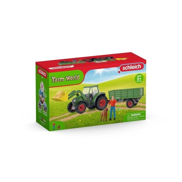 Schleich - Farm World - Tractor with Trailer (42608) 6
