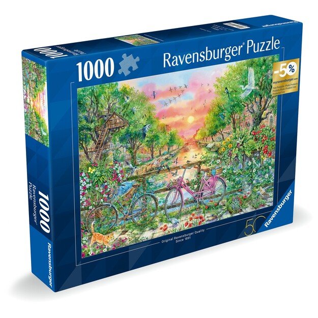 Ravensburger - Puzzle Bicycles Amsterdam 1000p (12001089) 1