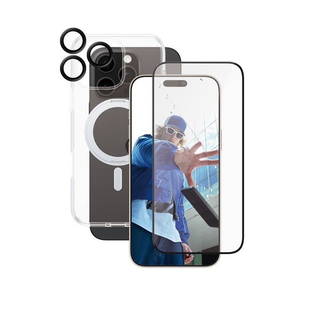 CARE by PanzerGlass - Feature 3-in-1 Ceramic Bundle - iPhone 16 Pro Max 5