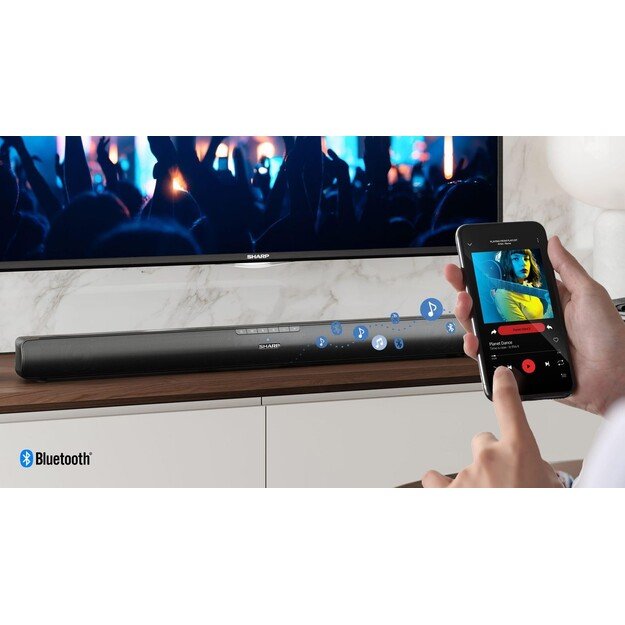 Sharp - 2.0 Soundbar With HDMI & Bluetooth 11