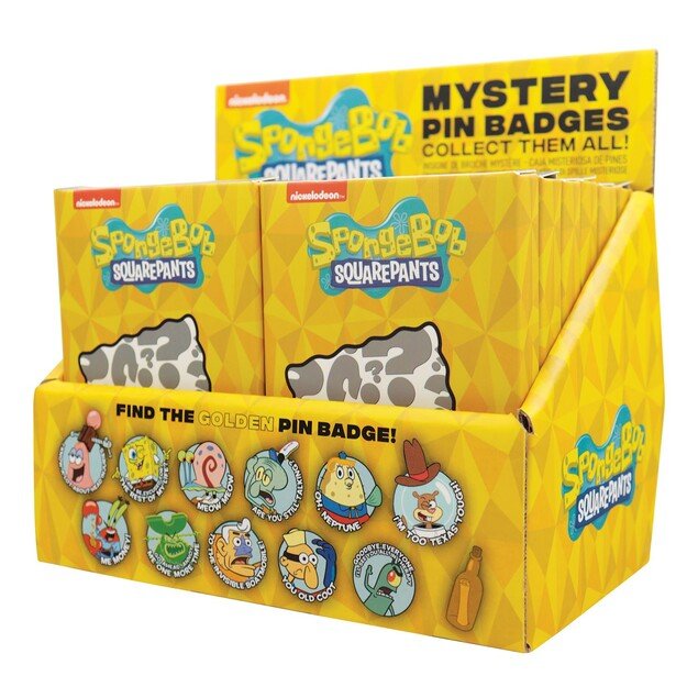 SpongeBob SquarePants Mystery Pins CDU 14