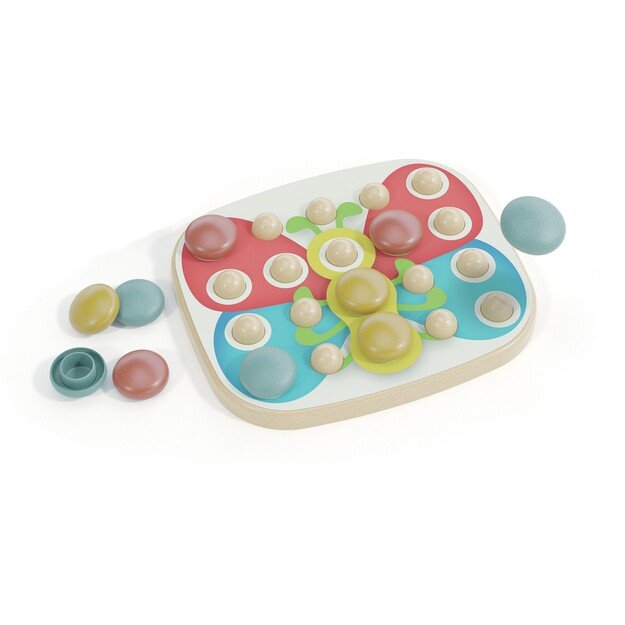 Quercetti - PlayBio Peg Mosaic: FantaColor Baby (28 pcs) - (QU-84405) 2