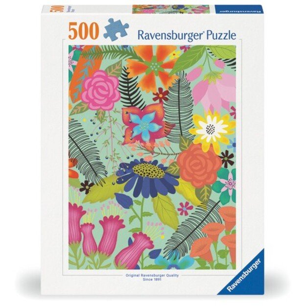 Ravensburger - Flower Jungle - 500p  (12001382) 1