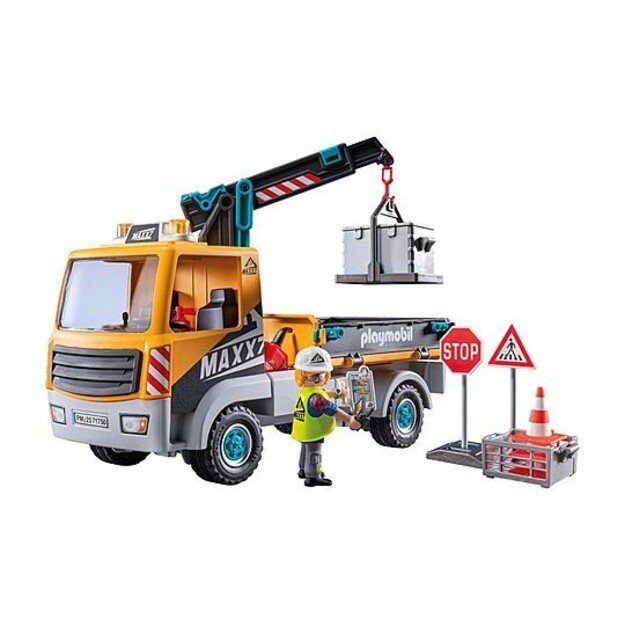 Playmobil  - Construction Truck with Crane (71750) 2