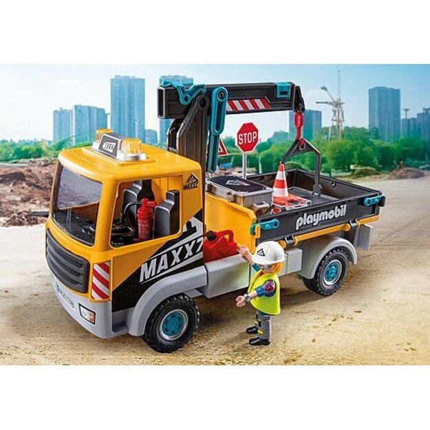 Playmobil  - Construction Truck with Crane (71750) 3