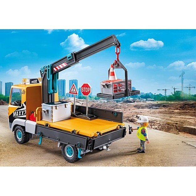Playmobil  - Construction Truck with Crane (71750) 4