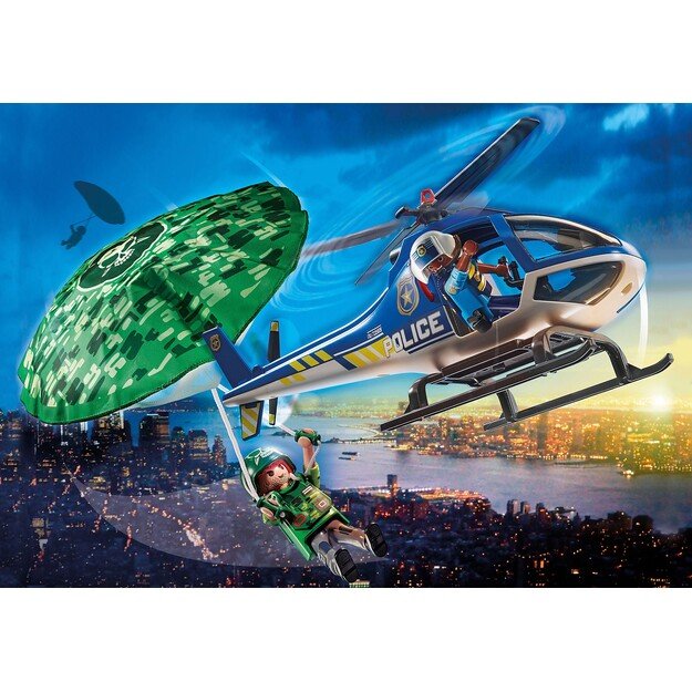 Playmobil - Police helicopter - Parachute pursuit (70569) 3