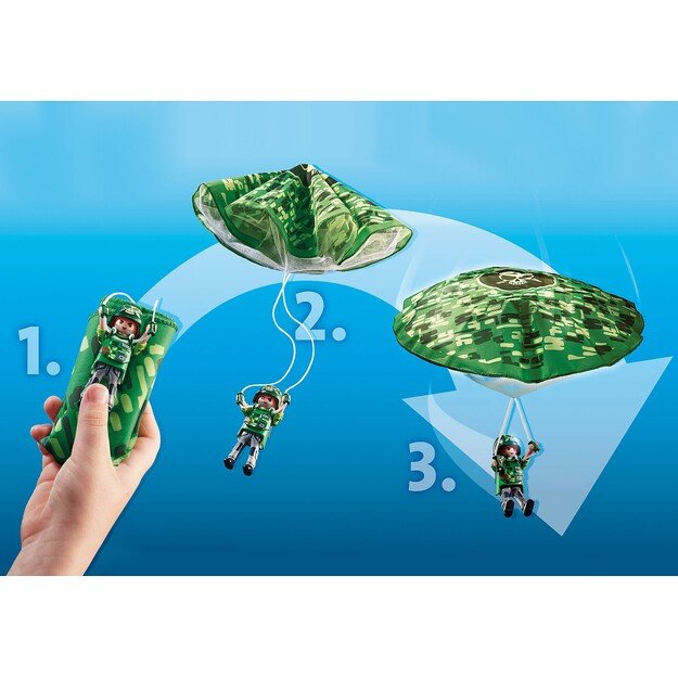 Playmobil - Police helicopter - Parachute pursuit (70569) 4