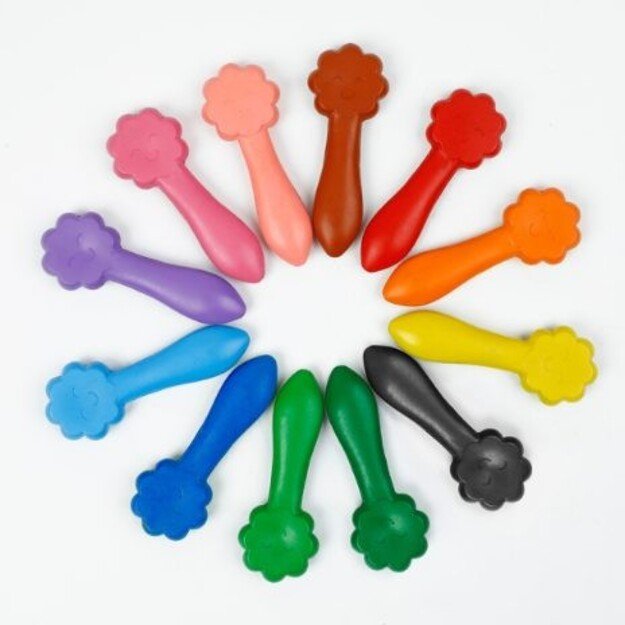 Haku Yoka - Smile Crayons - 12 Colours (59CP223081) 2