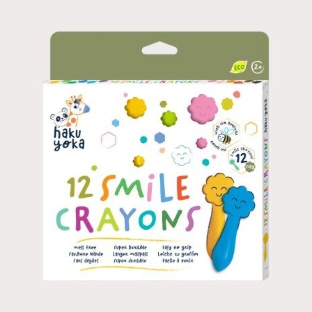Haku Yoka - Smile Crayons - 12 Colours (59CP223081) 3