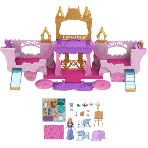 Disney Princess - Carriage To Castle Transforming Playset (HWX17) 4