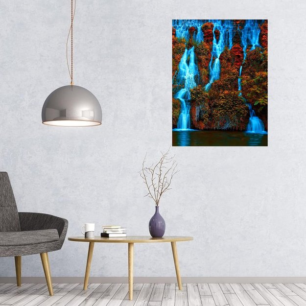 MALOWANIE PO NUMERACH OBRAZ Z RAMĄ  DIY ZESTAW PĘDZLE FARBY PŁÓTNO 40x50 5