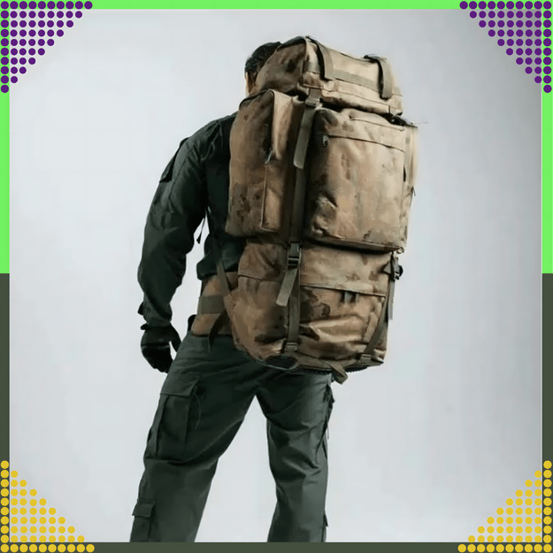 Plecak Taktyczny Wojskowy Militarny Turystyczny Survivalowy Górski Duży 65L 28