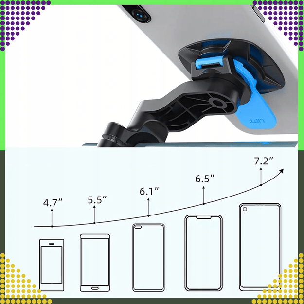 Uchwyt Rowerowy na Telefon Rower Motor do Nawigacji Uniwersalny Mtb 7