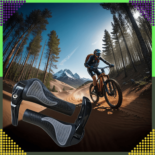 Gripy Chwyty Rowerowe z Rogami Rączki do Roweru Kierownicy Profilowane 2szt 12