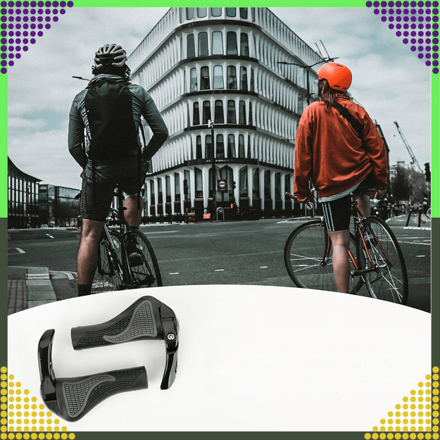 Gripy Chwyty Rowerowe z Rogami Rączki do Roweru Kierownicy Profilowane 2szt 9