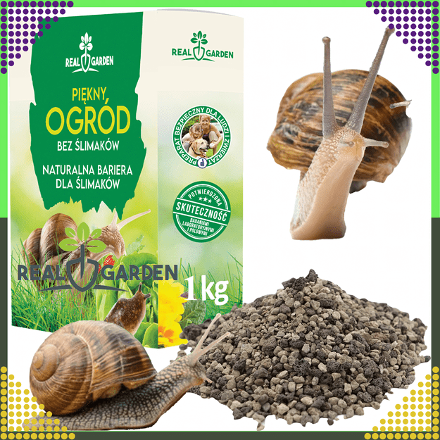 Środek Preparat Odstraszacz na Ślimaki Przeciwko Ślimakom 1 kg 1
