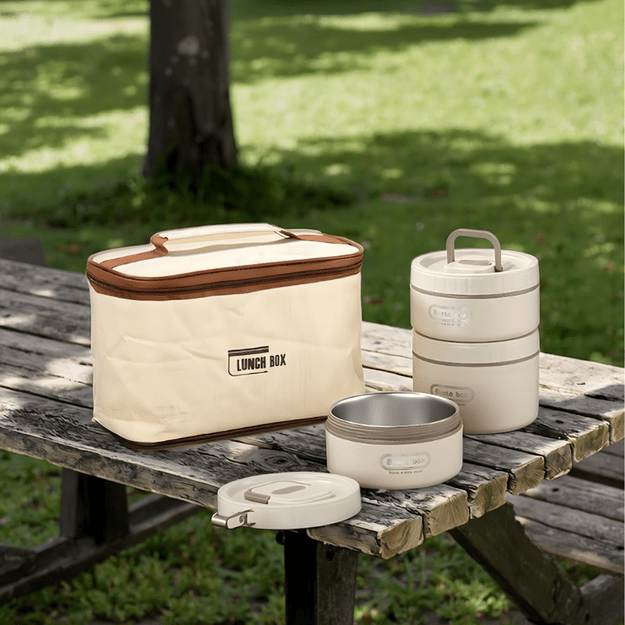 Zestaw Izolowanych Pojemników do Przechowywania Żywności LunchBox 4 szt 14