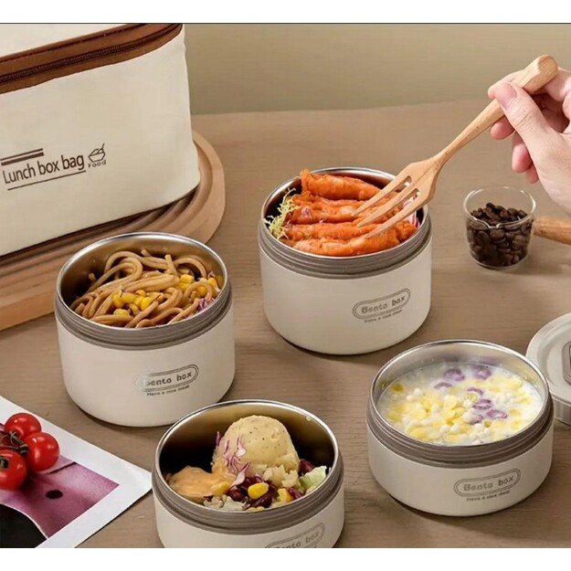 Zestaw Izolowanych Pojemników do Przechowywania Żywności LunchBox 4 szt 11