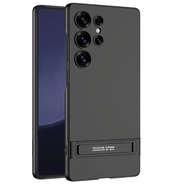 Plecki Etui Ochronne Cienkie z Podstawką do Samsung S24 Ultra Czarne 16