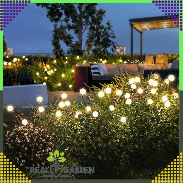 Lampa Solarna 2 Sztuki Wbijana Ogrodowa 6 Led Czujnik Zmierzchu Firefly 26